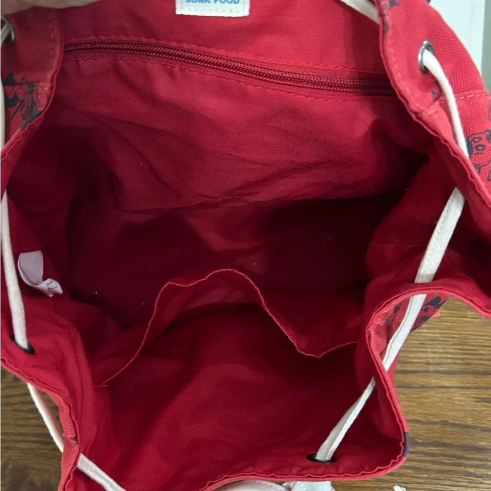 Disneys Mickey Mouse Junk Food canvas Backpack